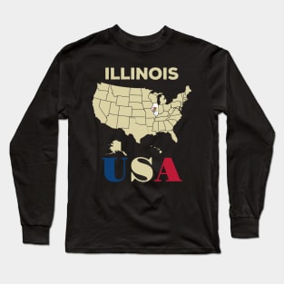 Illinois Long Sleeve T-Shirt